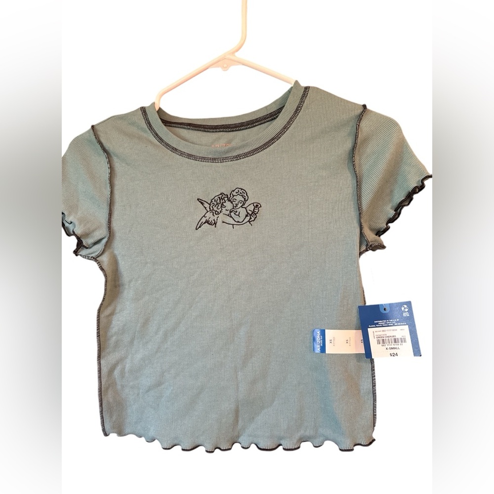 NWT - Arizona jeans co. Junior Girls fitted shirt XS brand new